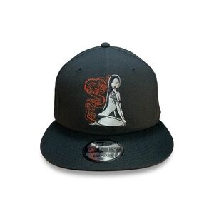 New Era 9FIFTY Tokidoki Snapback Cap Hat Red Dragon Outline Sexy Star Girl NWOT